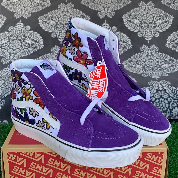 VANS SK8-Hi PLATFORM 2 GLITTER DAISIES RNBWTRWT WM